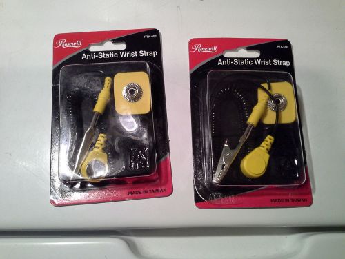 2 Rosewill Anti-Static Wrist Straps Brand New