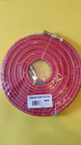 25ft 1/4&#034; Lincoln Electric Oxy-Acetylene Oxygen Hose-Model KH578