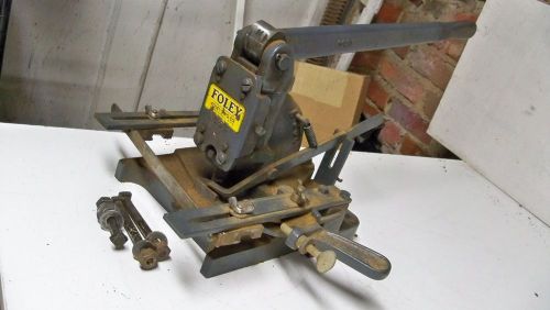 Foley Belsaw Manual Hand Retoother Model 2000 Handsaw Sharpening Works RARE