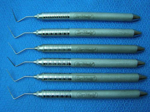 Lot of 6 HU-FRIEDY DENTAL EXPLORER PQW 6 SINGLE END Dental Instruments