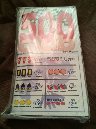 Lottery Pull Tabs Fairs Church Events Carnivals Vets Club Ect Cash Money