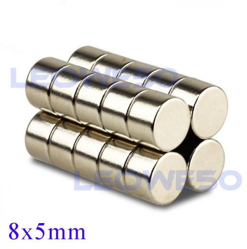 10/25/50 N50 8x5mm Strong Cylinder Magnet Rare Earth Neodymium N704 from London