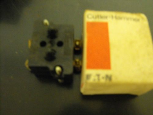2-Cutler Hammer Contact Blocks , 2 N.O. , 10250T2