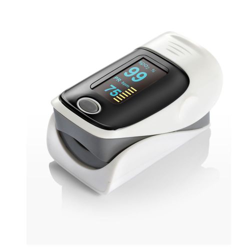 Gray New OLED Blood Oxygen Finger Pulse Oximeter SPO2 PR Monitor