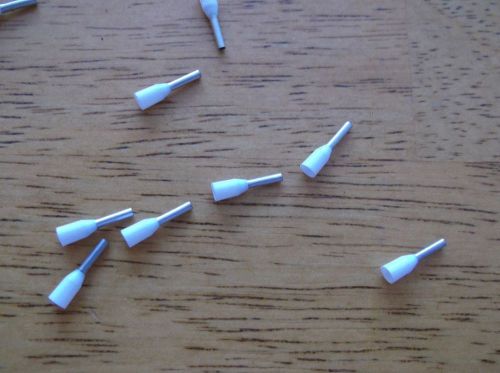 *new* eclipse ferrules * 701-029 * white * 18g * lot of 100 for sale