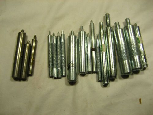 Lot of 16 Mixed size Multi set Punches