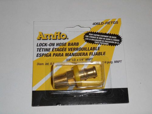 Amflo 3/8&#034; I.D push-on hose barb X 1/4&#034; MNPT