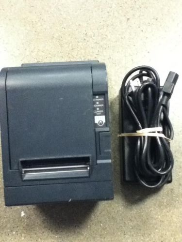 Epson tm-t88iii point of sale thermal printer black *used* for sale