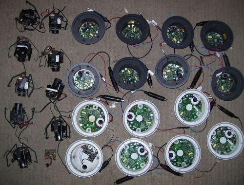 Pelco surveillance security dome camera 24pc. lot  is-chv9  is150-enc  is110-enc for sale
