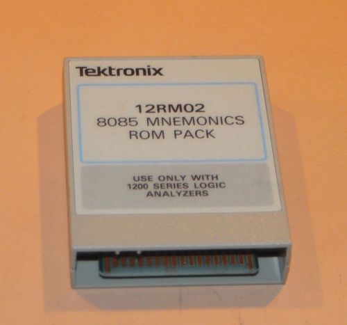 Tektronix 12RM02 8085 Mnemonics ROM Pack for 1240/1241 Logic Analyzer