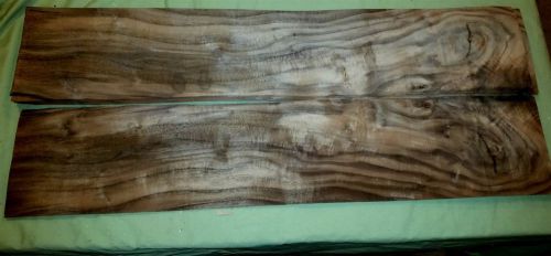 Walnut Burl 34.5 x 6.5 wood Veneer  #v1682