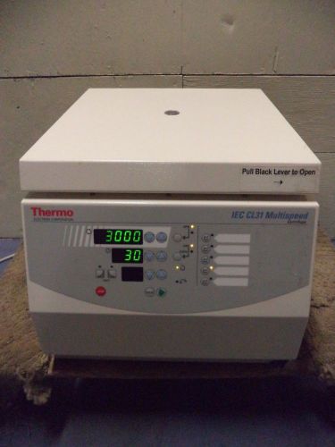 Thermo scientific iec cl31 multispeed table-top centrifuge with out rotor for sale