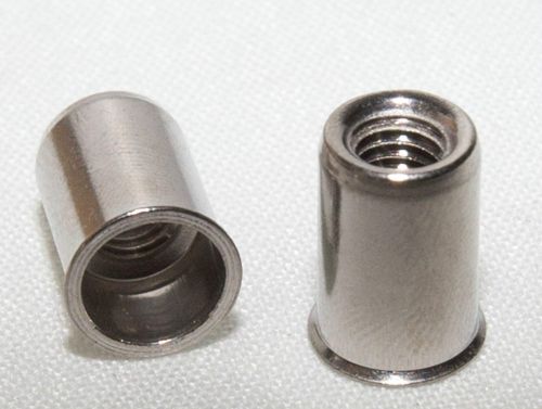 Qty 457 INOX-0619 M6 Stainless Steel Small Flange Non Splined Nut Insert Marine
