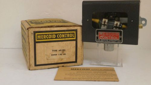 MERCOID PRESSURE CONTROL 1-20  AP-153  *NEW/OLD SURPLUS IN BOX*