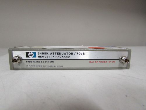 Agilent/Keysight 8495K Programmable Step Attenuator, DC to 26.5 GHz, 0 to , READ