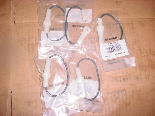 Lot of 5 agc fuse holder in-line twist lock type with electrical wire for sale