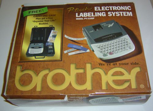 New Brother P-Touch Extra - PT-310SP Label Thermal Printer w/ Carry Case