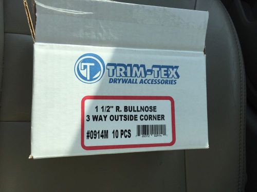 trim-tex 1 1/2 Inch 3 Way Outside Corner Bullnose (10 Pack)