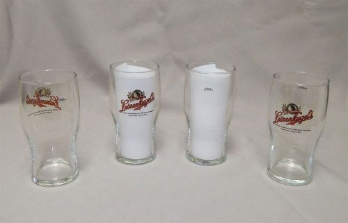 Leinenkugel&#039;s Beer Glass Tumbler 20 oz. Glass w/16oz Mark, Etched &#034;L&#034; on Bottom