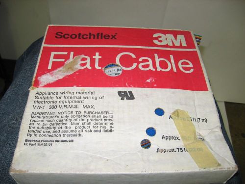 scotch flex 3M flat cable apx 25ft pn: 3302-26 26 cond 28 awg