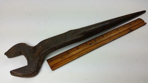 AMERICAN BRIDGE COMPANY SPUD WRENCH ABC Ironworker vintage 1 3/8 antique tool