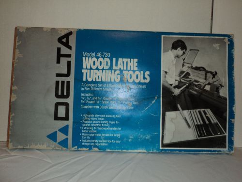 Delta Model 46-730 Wood Lathe Turning Tools  New, Chisel Set