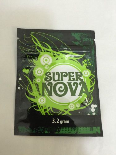 100 Super Nova 3.2g EMPTY** mylar ziplock bags (good for crafts incense jewelry)