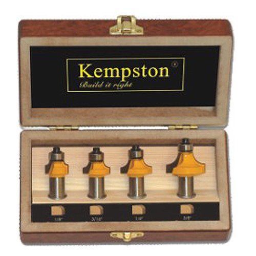 Kempston KC5040 Roundover Set  1/2-Inch Shank  4-Piece