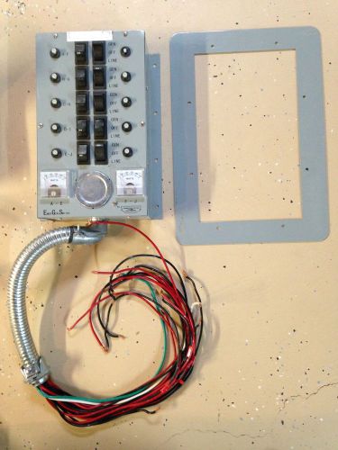 Emergen model #10-7501 transfer switch &amp; power inlet box for sale