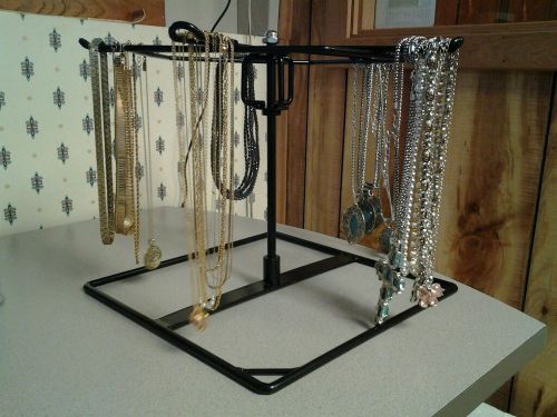 (5 Pegs) Black Jewelry Spinning Rack -BRAND NEW-