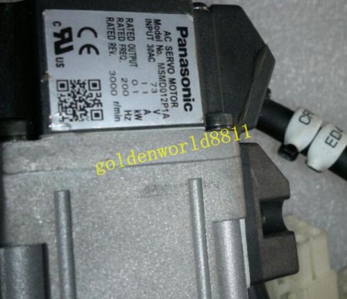 Panasonic servo motor MSMD012P1A good in condition for industry use