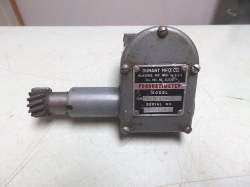 1 USED DURANT 1429-16-S-CL PRODUCTIMETER COUNTER S/N C-58272 FUEL PUMP FREE SHIP