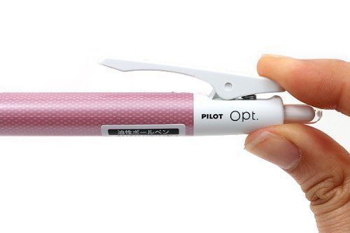 Pilot Opt Ballpoint Pen - 07 mm - Enamel Laser (Pink) Body