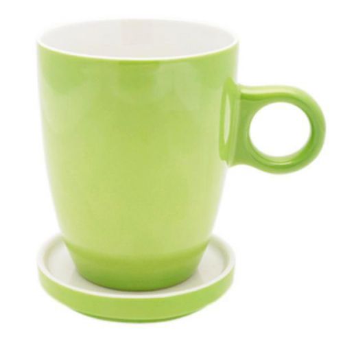 Pickwick tea porcelain cup + tea tip green, 230 ml for sale