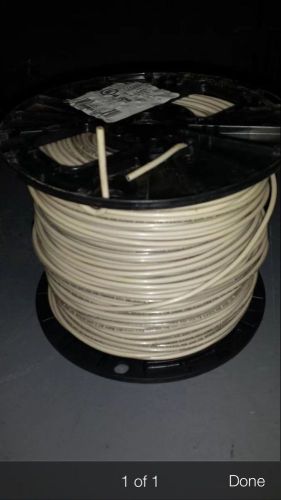 12 awg copper thhn wire 500&#039; spool white solid new roll for sale