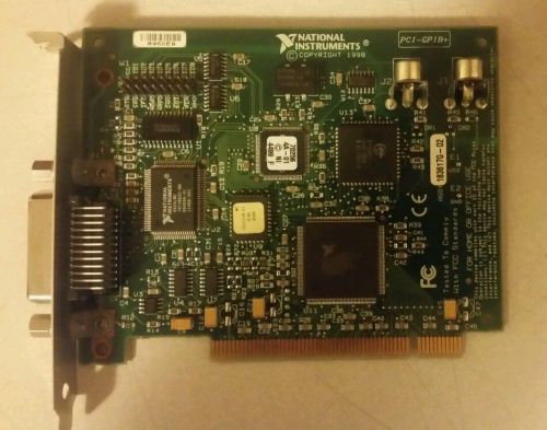 National Instruments PCI-GPIB+ (IEEE 488.2) Interface Card