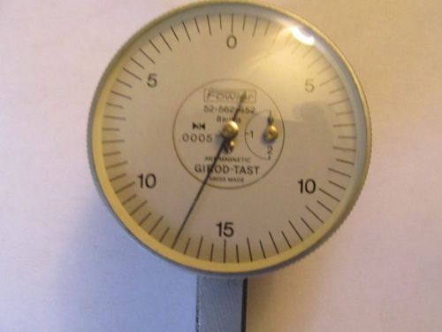 FOWLER TEST INDICATOR .0005 USED AS SHOWN WORKING
