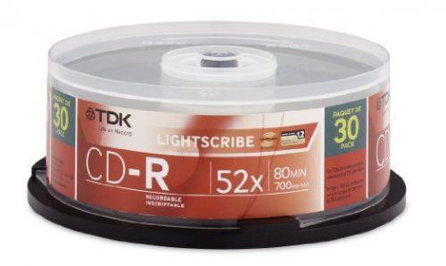 30 Pack TDK CD-R