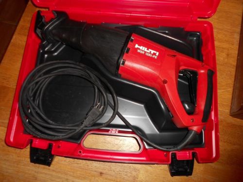 Hilti WSR 1250-PE Reciprocating Saw Low Hours!! with Case Well Taken Care of