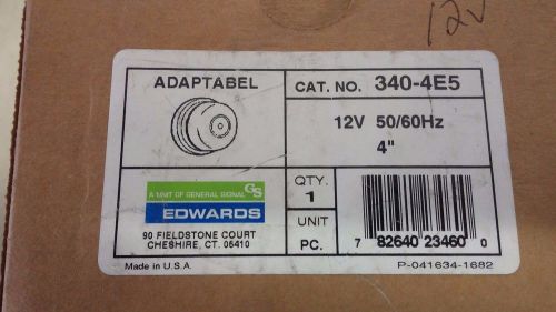 ADAPTABEL 340-4E5 NEW IN BOX 12V 4&#034; BELL SEE PICS #A36