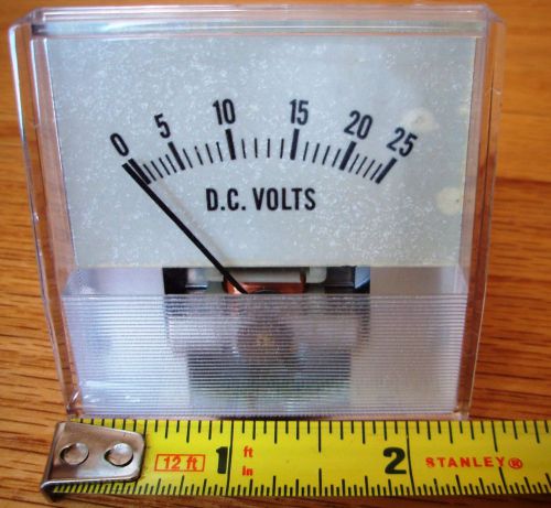 Analog DC Volt Panel Meter 0-25