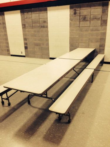 Folding Tables And Benches 14 Ft Long Price Is Per Unit Of 1 Table And 2 Benches