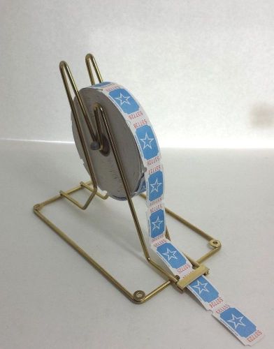 Brass plated raffle ticket roll holders  dispensers lot 4 for sale