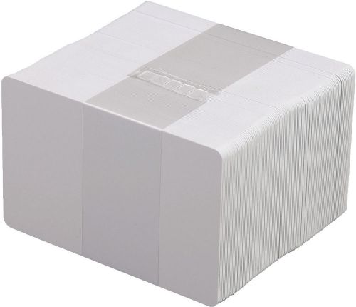 400 PVC Cards - CR80 .30 Mil - ID Printer  - Blank White, Credit Card size