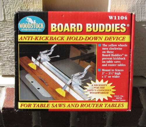 Woodstock board buddies w1104 anti-kickback hold-down device table saws routers for sale