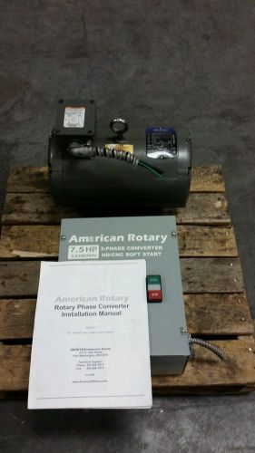 American Rotary 7.5hp rotary phase converter