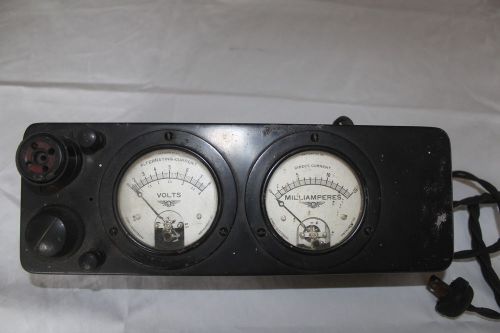 Vintage Tube Tester Checker Jewell Electrical Pattern 150 Milliampers Radio Test