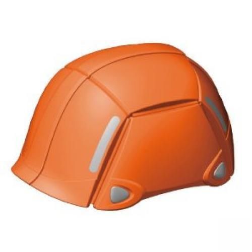 New TOYO for disaster prevention folding helmet bloom orange NO.100 From Japan