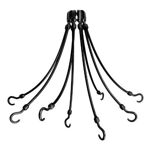 NEW The Perfect Bungee 8-Arm 18-Inch Flex Web  Black