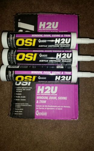 3-Osi Sealants 10.2 Oz White H2U Window Door  Sliding Door Urethane Acrylic Seal